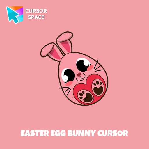 Easter Egg Bunny cursor arrow cursor